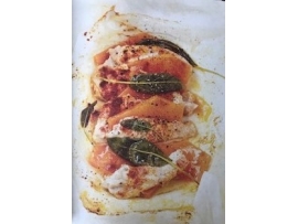 Papillotte dinde, potiron, sauge